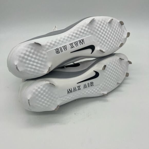 Nike Alpha Huarache Elite Max Air Football Cleats Shoes White Mens Size 16 - Picture 8 of 9